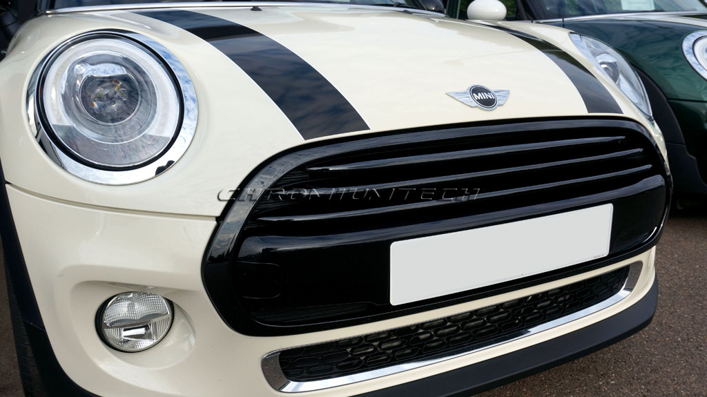 thumbnail image 2 of Front Black Bumper Number Plate Cover For 2014-2018 Mini Cooper - OEM 51117337791 2 of 6