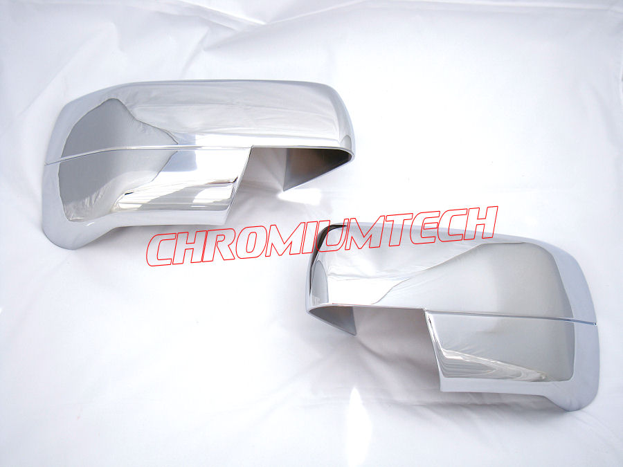 thumbnail image 2 of Chrome Front Wing Mirror Covers Pair For Land Rover Freelander 2 (2006-2009) 2 of 3