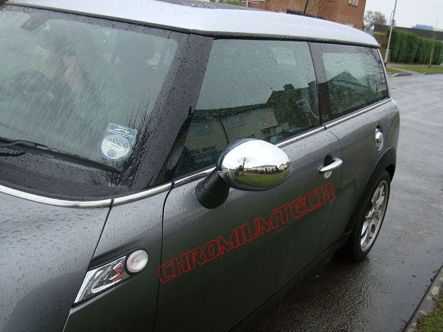 Chrome Mirror Covers for MK2 MINI Cooper/ONE/Cooper S Hatch/Convertible