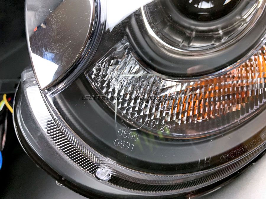 F60 look LHD/NON-XEON LED DRL headlights for MK2 MINI Cooper/S R55 R56