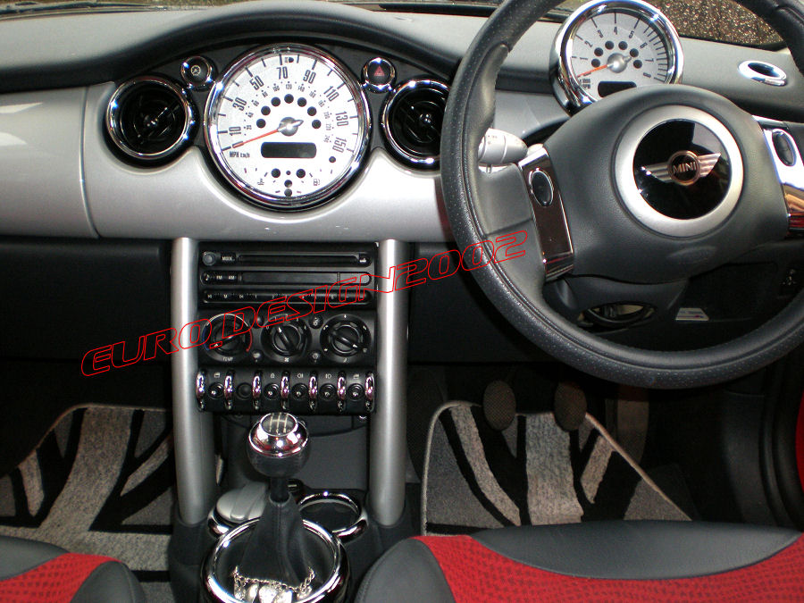 01 03 Mini Cooper Cooper S One Chrome Dashboard Interior