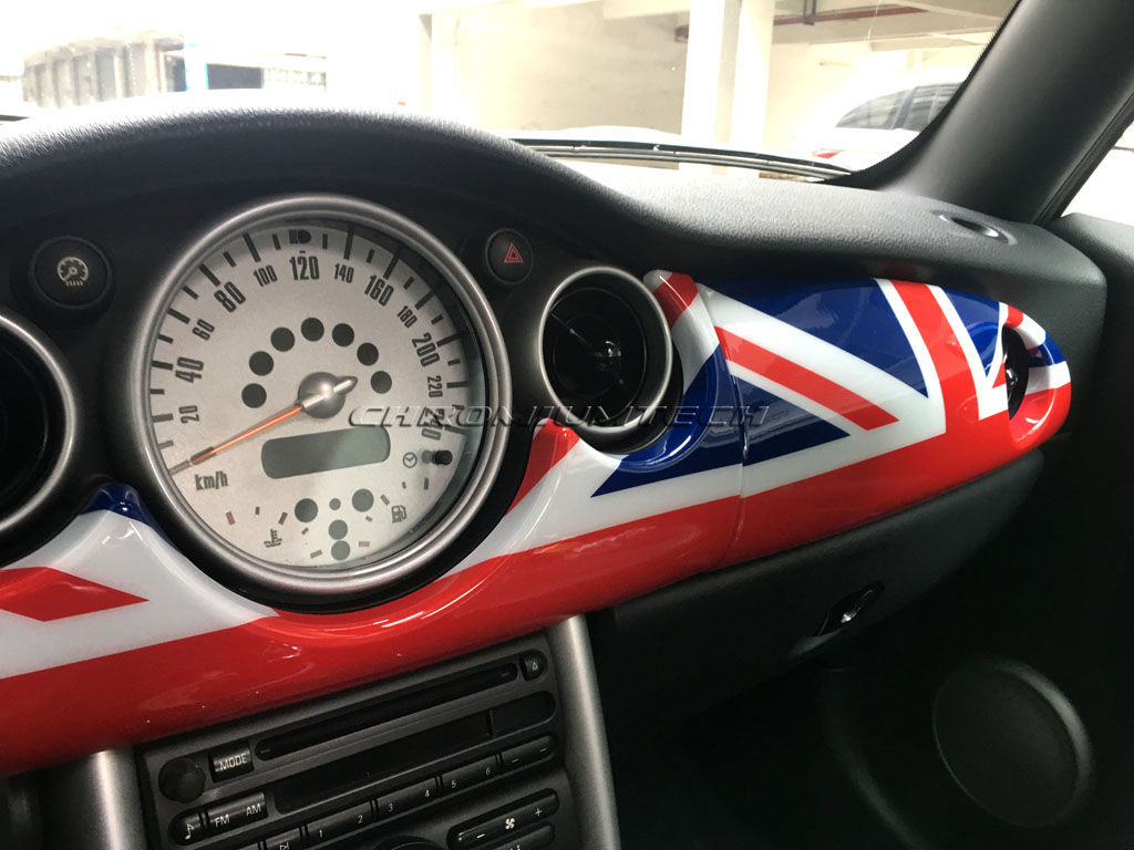 MK1 MINI Cooper/S/ONE JCW R50 R52 R53 Union Jack Dashboard Cover for ...