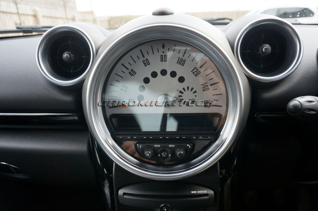 2013-2016 Facelift MINI R60 Countryman Satin Chrome Interior Dial Dash ...