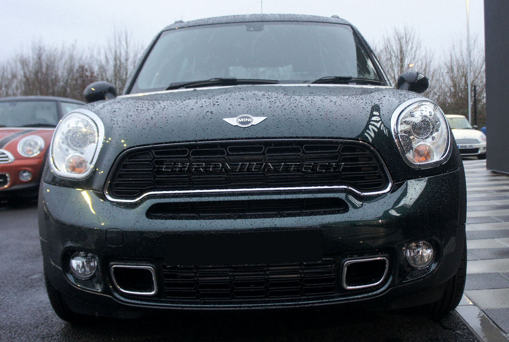 2010-16 MINI R60 R61 Countryman Cooper S//SD CHROME Rear Air Louver Vent Surround