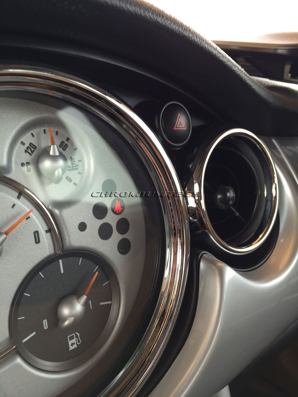 MK1 BMW MINI Cooper/S/ONE R50 R52 R53 Chrome Interior Dial